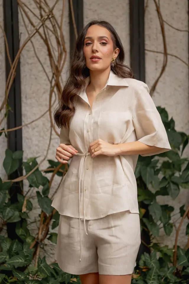 Camisa Lituânia de Linho