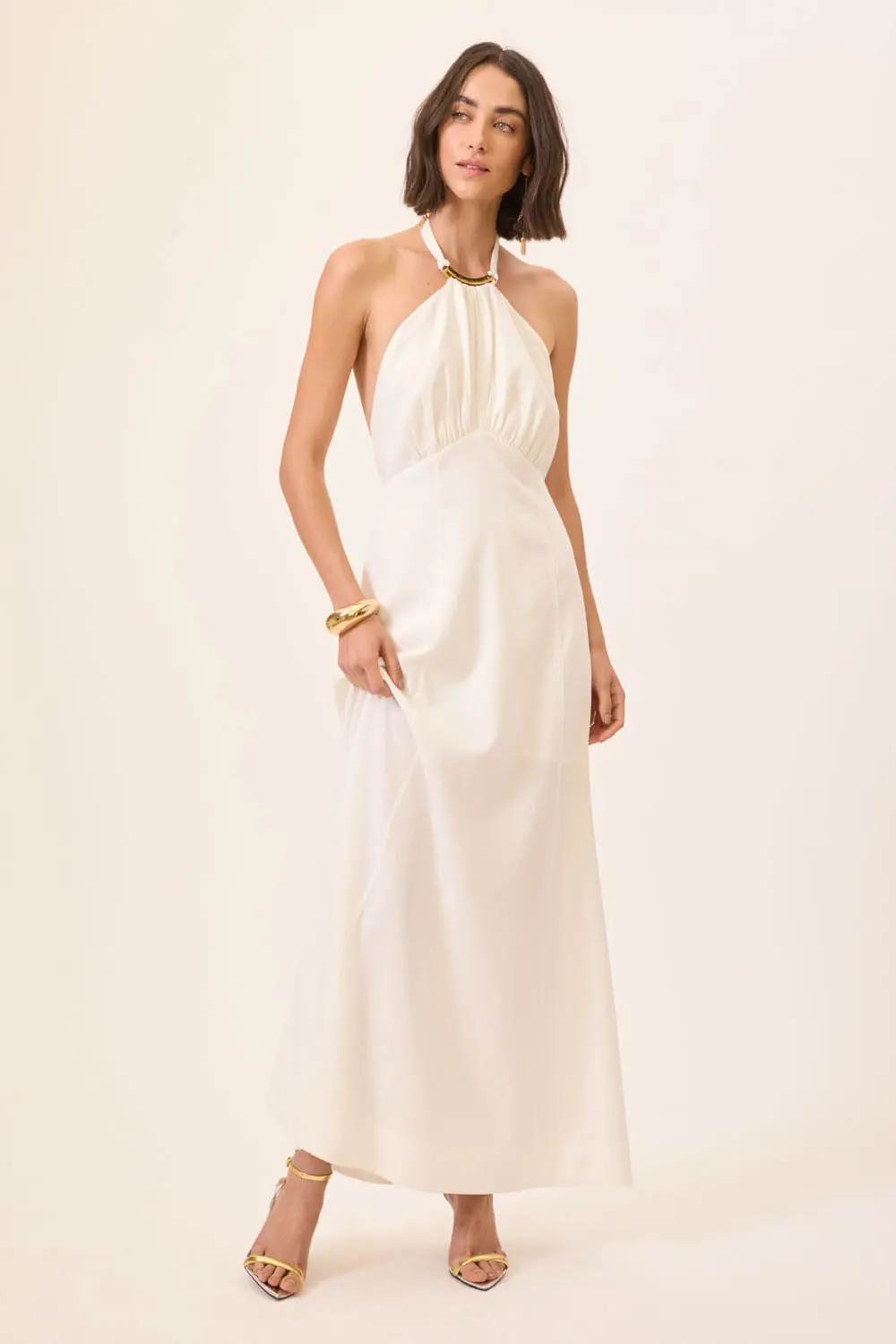 Vestido Frente Única Vanessa de Linho