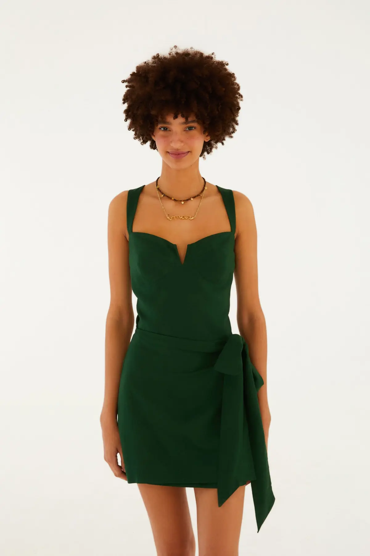 Vestido Linho Curto