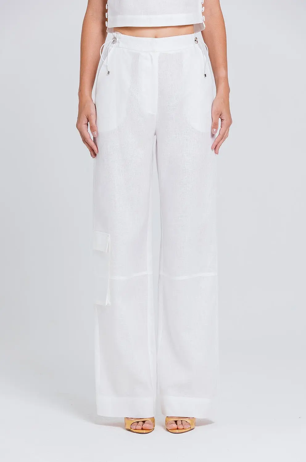 Calça Jeanne de Linho