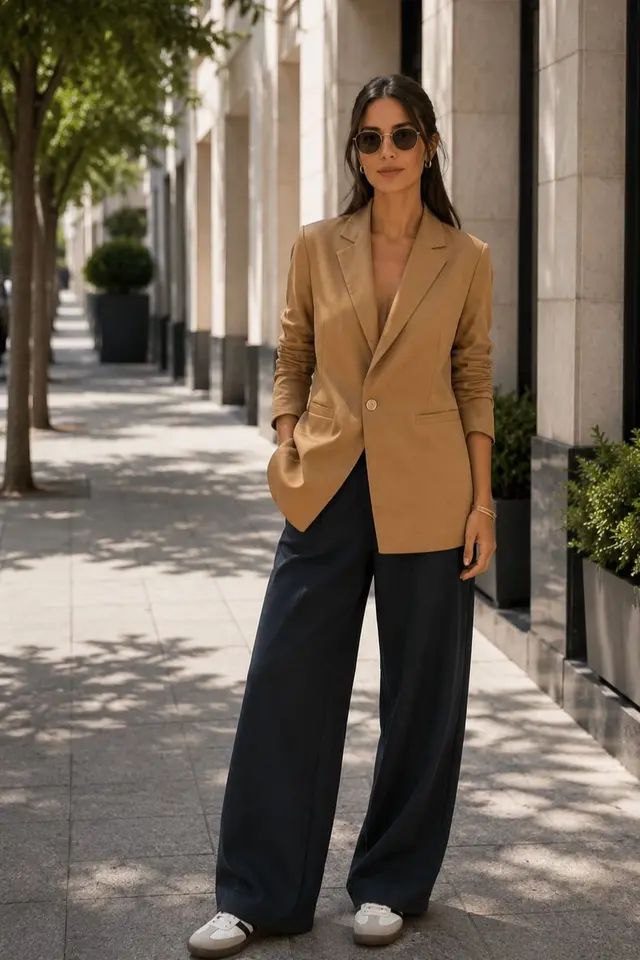 Blazer em Linho Twill