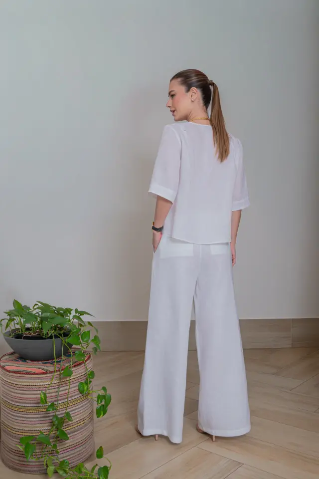 Blusa Audrey de Linho