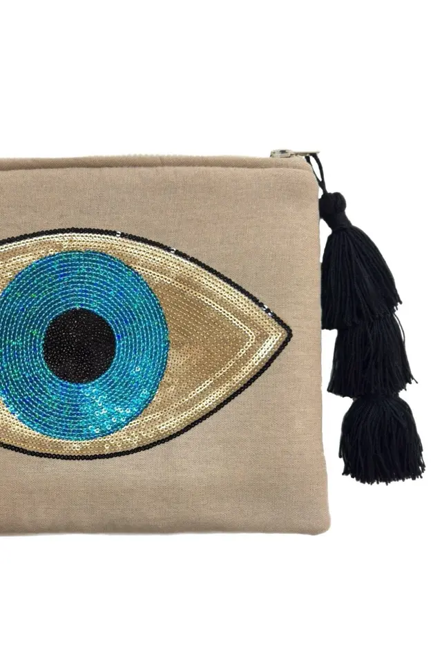 Clutch de Linho Bordada